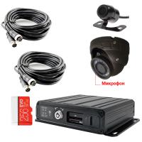 Комплект видеонаблюдения для автомобиля скорой помощи ВизорМонитор(Базовый)