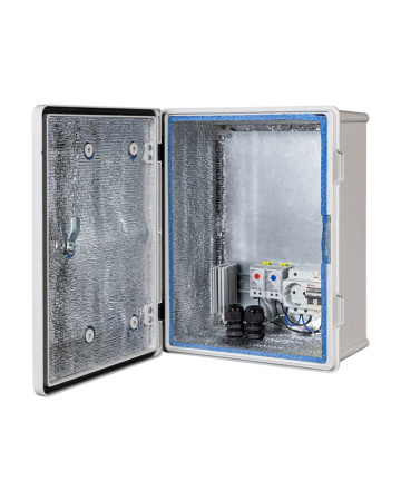 Монтажный шкаф Mastermann-Пластик-2УТП+ 